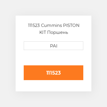 111523 Cummins PISTON KIT Поршень