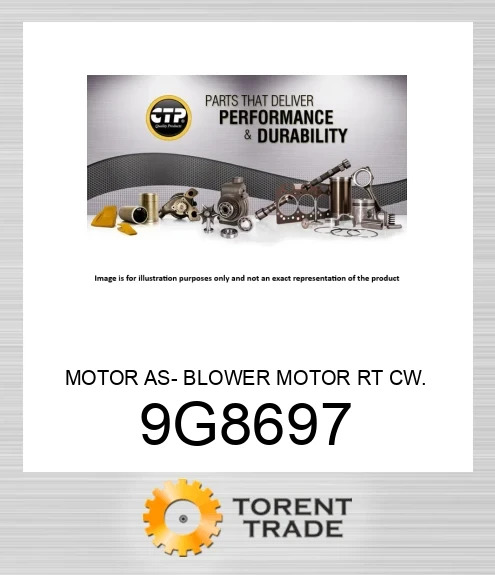 9G-8697 Мотор у складі - мотор вентилятора правий за годинниковою стрілкою BLUMAQ