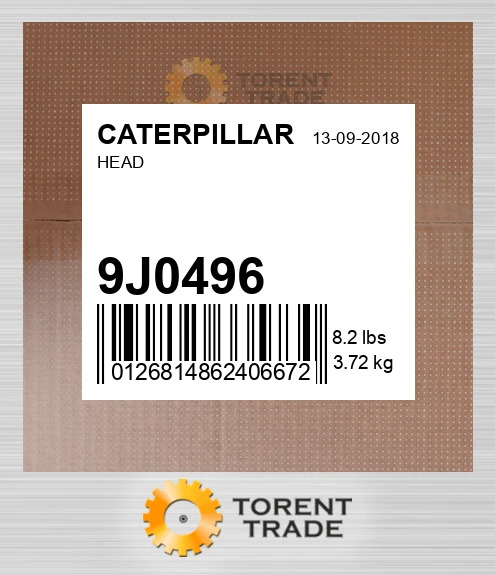 9J0496 Головка CATERPILLAR