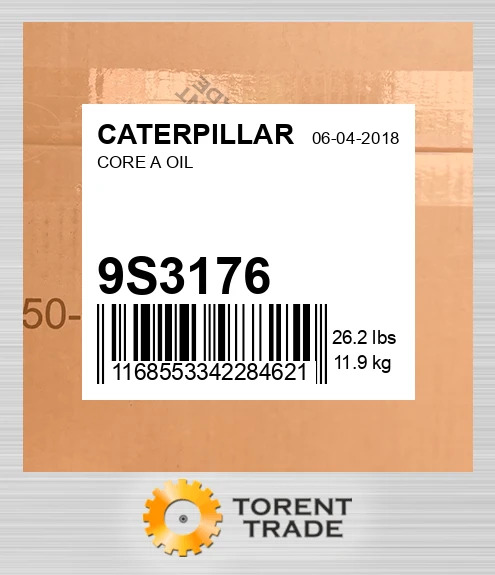 9S3176 СЕРЦЕВИНА A МАСЛО CATERPILLAR
