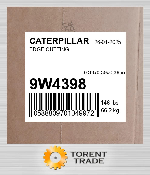 9W4398 Ріжуча кромка CATERPILLAR