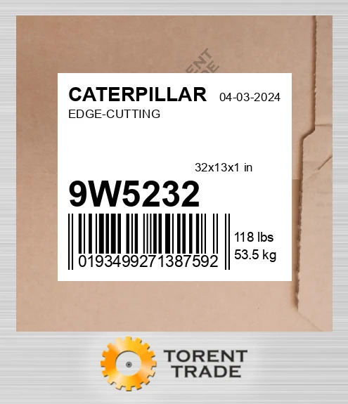 9W5232 Ріжуча кромка CATERPILLAR