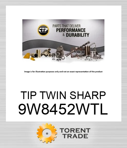 9W8452WTL НАКІНЕЧНИК ПОДВІЙНИЙ ГОСТРИЙ CATERPILLAR