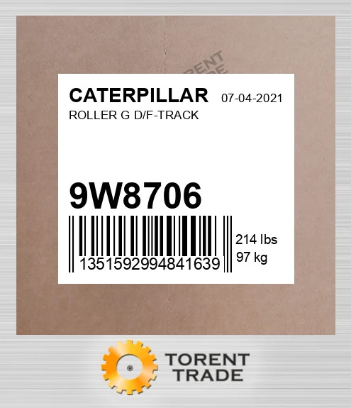 9W8706  Група ролика D/F гусениці  CATERPILLAR