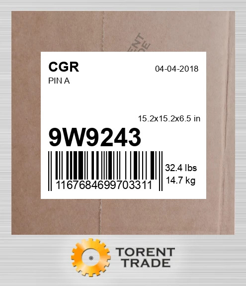9W9243 ШТИФТ A CGR