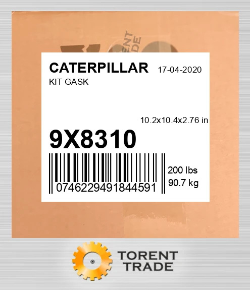 9X8310 Набір прокладок CATERPILLAR