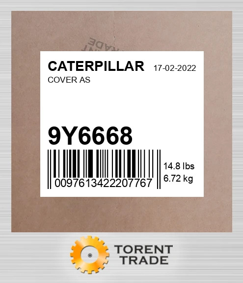 9Y6668 Кришка у складі CATERPILLAR