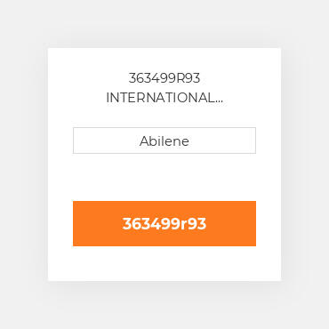 363499R93 INTERNATIONAL Підсилювач крутного моменту Amplifier Torque Assembly Remanufactured