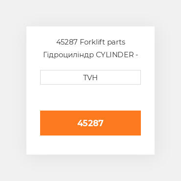 45287 Forklift parts Гідроциліндр CYLINDER - Master