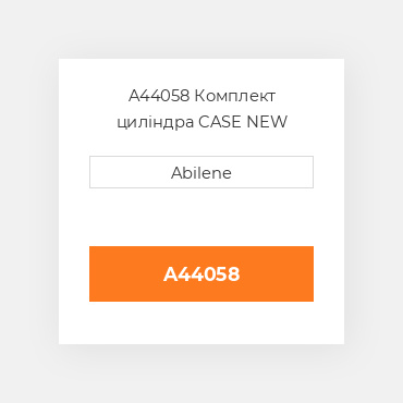 A44058 Комплект циліндра CASE NEW AFTERMARKET