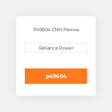 P49604 CNH Ремінь