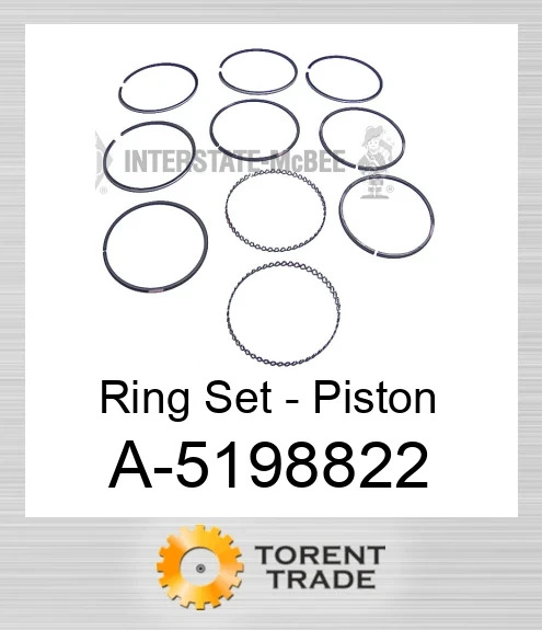 A-5198822 Комплект кілець – поршня NEW AFTERMARKET INTERSTATE MCBEE