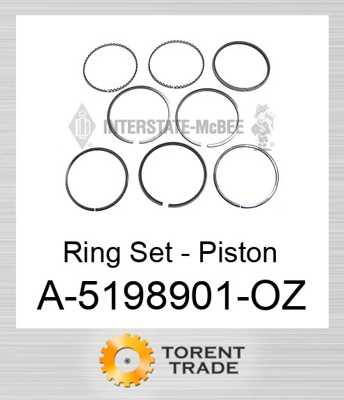 A-5198901-OZ Комплект кілець – поршня NEW AFTERMARKET INTERSTATE MCBEE