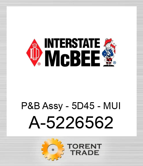 A-5226562 Поршень і шатун у зборі - 5D45 - MUI NEW AFTERMARKET INTERSTATE MCBEE