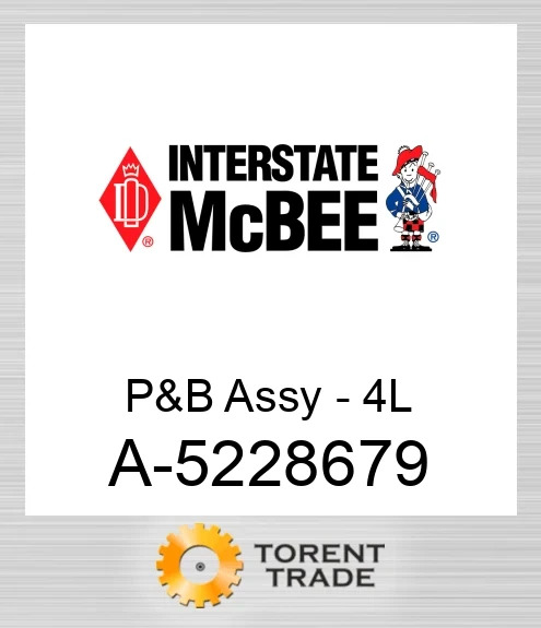 A-5228679 Поршень і шатун у зборі - 4L NEW AFTERMARKET INTERSTATE MCBEE