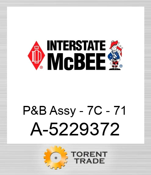 A-5229372 Поршень і шатун у зборі - 7C - 71 NEW AFTERMARKET INTERSTATE MCBEE
