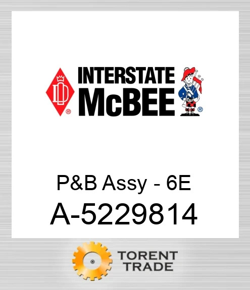 A-5229814 Поршень і шатун у зборі - 6E NEW AFTERMARKET INTERSTATE MCBEE
