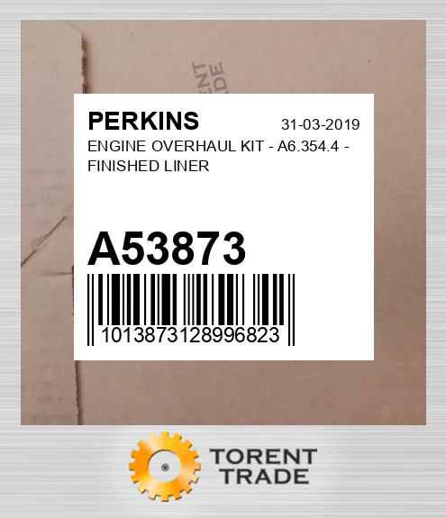 A53873 Капітальний ремонтний комплект двигуна - A6.354.4 - FINISHED Гільза PERKINS NEW AFTERMARKET