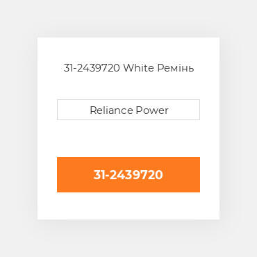 31-2439720 White Ремінь