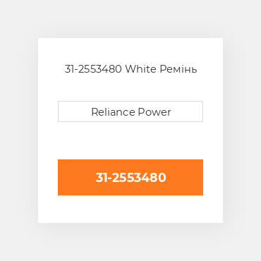 31-2553480 White Ремінь