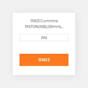 111613 Cummins PISTON(ISB)(.50mm) Поршень комплект