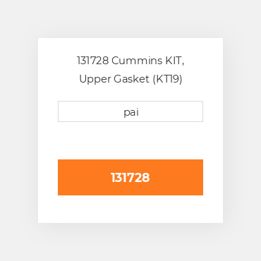 131728 Cummins KIT, Upper Gasket (KT19) Ремкомплект
