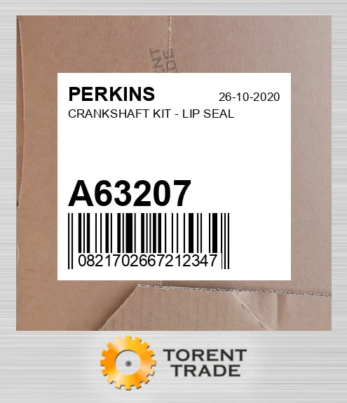 A63207 Колінчастий вал комплект - PERKINS 1004.4T PERKINS NEW AFTERMARKET