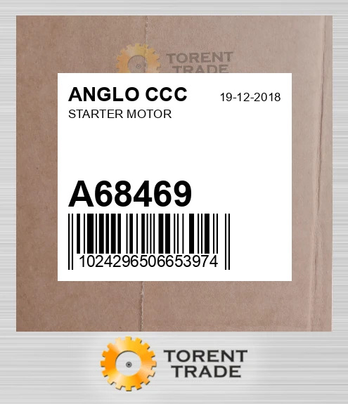 A68469 стартер двигун ANGLO CCC NEW AFTERMARKET