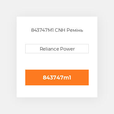 843747M1 CNH Ремінь