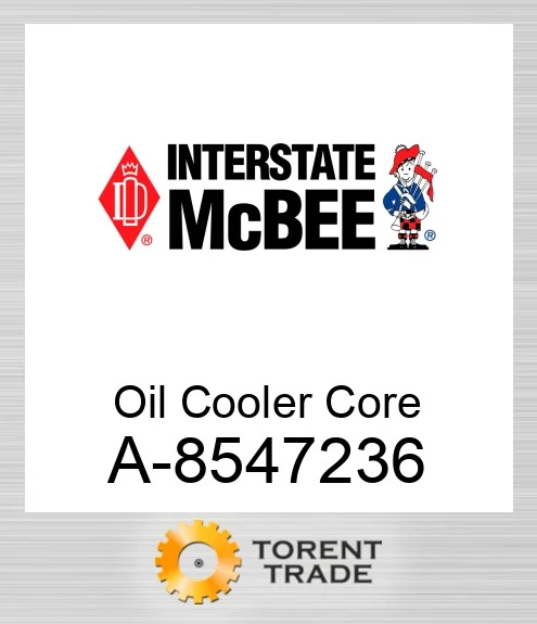 A-8547236 Масло Cooler Core - 13-Пластина NEW AFTERMARKET INTERSTATE MCBEE