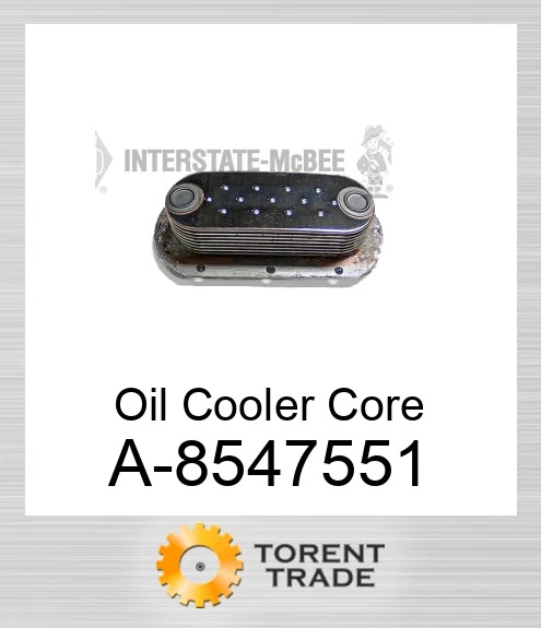 A-8547551 Масло Cooler Core - 8-Пластина NEW AFTERMARKET INTERSTATE MCBEE