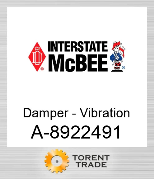 A-8922491 Гаситель - Vibration NEW AFTERMARKET INTERSTATE MCBEE