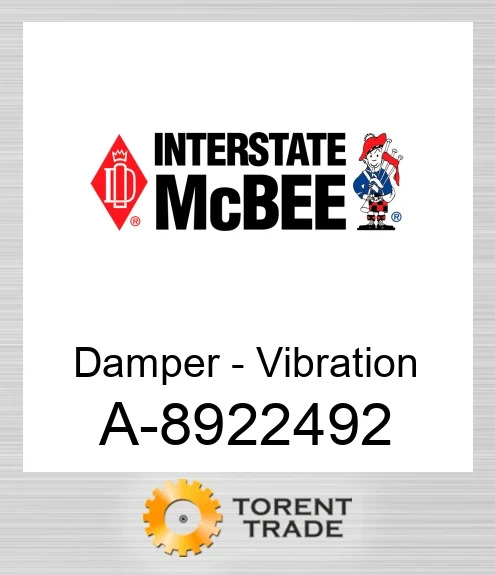 A-8922492 Гаситель - Vibration NEW AFTERMARKET INTERSTATE MCBEE