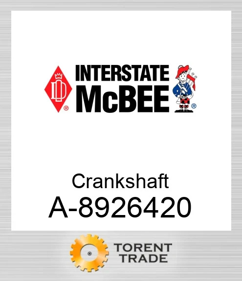 A-8926420 Колінчастий вал NEW AFTERMARKET INTERSTATE MCBEE