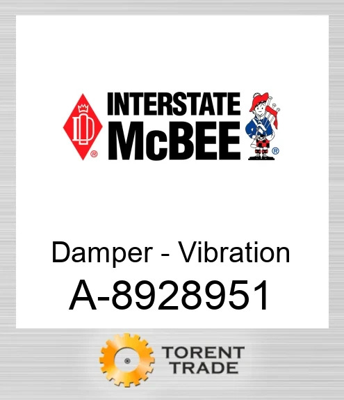 A-8928951 Гаситель - Vibration NEW AFTERMARKET INTERSTATE MCBEE