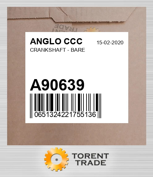 A90639 Колінчастий вал - BARE ANGLO CCC NEW AFTERMARKET