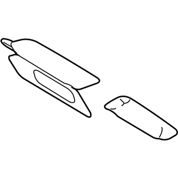 CV6Z-17A553-A Сонцезахисний козирок у зборі