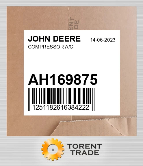 AH169875 AIR Компресор JOHN DEERE NEW AFTERMARKET