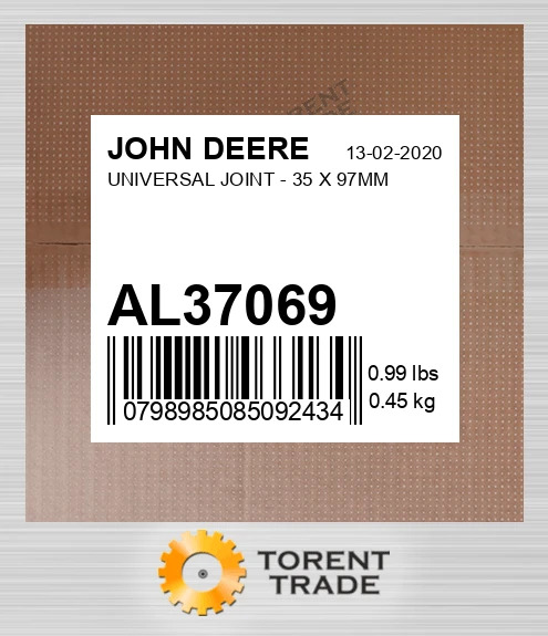 AL37069 Хрестовина - 35 X 97MM JOHN DEERE NEW AFTERMARKET
