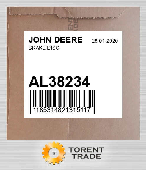 AL38234 BRAKE DISC JOHN DEERE NEW AFTERMARKET