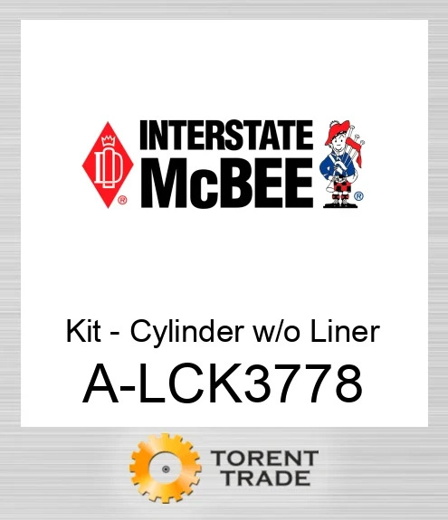 A-LCK3778 Комплект циліндра без гільзи NEW AFTERMARKET INTERSTATE MCBEE