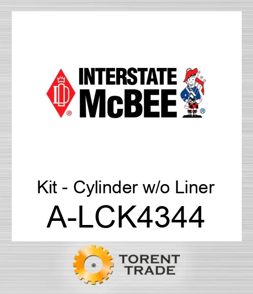 A-LCK4344 Комплект циліндра без гільзи NEW AFTERMARKET INTERSTATE MCBEE