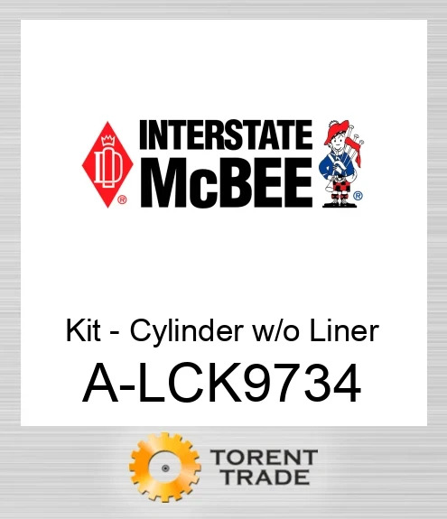 A-LCK9734 Комплект циліндра без гільзи NEW AFTERMARKET INTERSTATE MCBEE