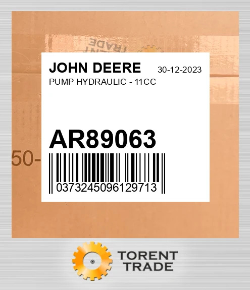 AR89063 Гідравлічний Насос JOHN DEERE NEW AFTERMARKET