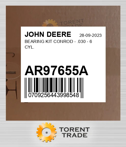 AR97655A Підшипник Шатун комплект 0.030 JOHN DEERE NEW AFTERMARKET