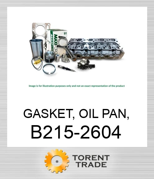B215-2604 Прокладка, масляний піддон, 3013/C1.1/C1.5/C2.2MAXIFORCE