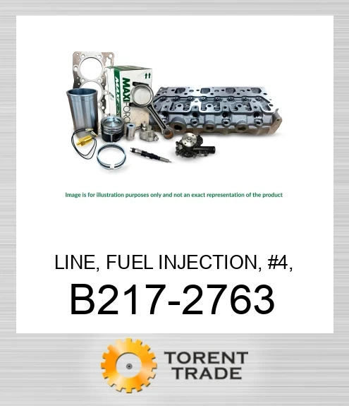 B217-2763 Лінія, паливне впорскування, №4, 3024/C1.7/C2.2 MAXIFORCE