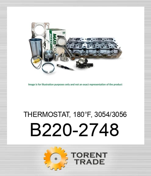 B220-2748 Термостат, 180°/82°C, з вигнутим штифтом, 4.236/6.354 MAXIFORCE