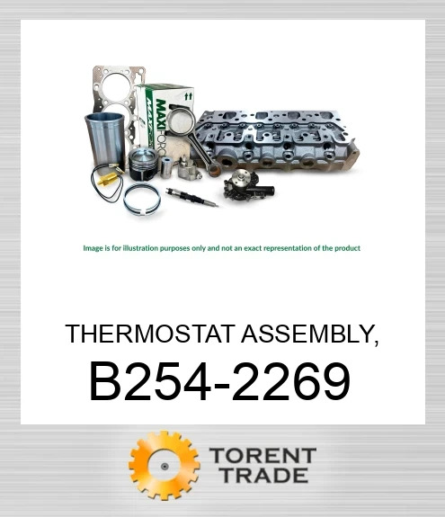 B254-2269 Термостат у зборі, 180°, C3.3T/C4.4T/TA MAXIFORCE