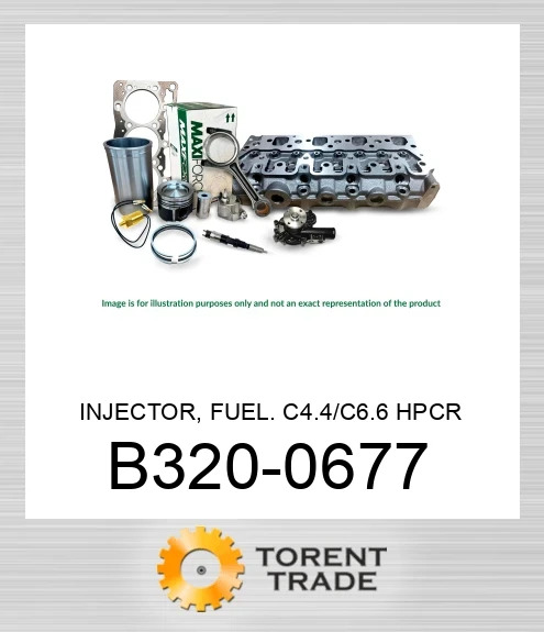 B320-0677 Інжектор, паливний, C4.4/C6.6 HPCR MAXIFORCE